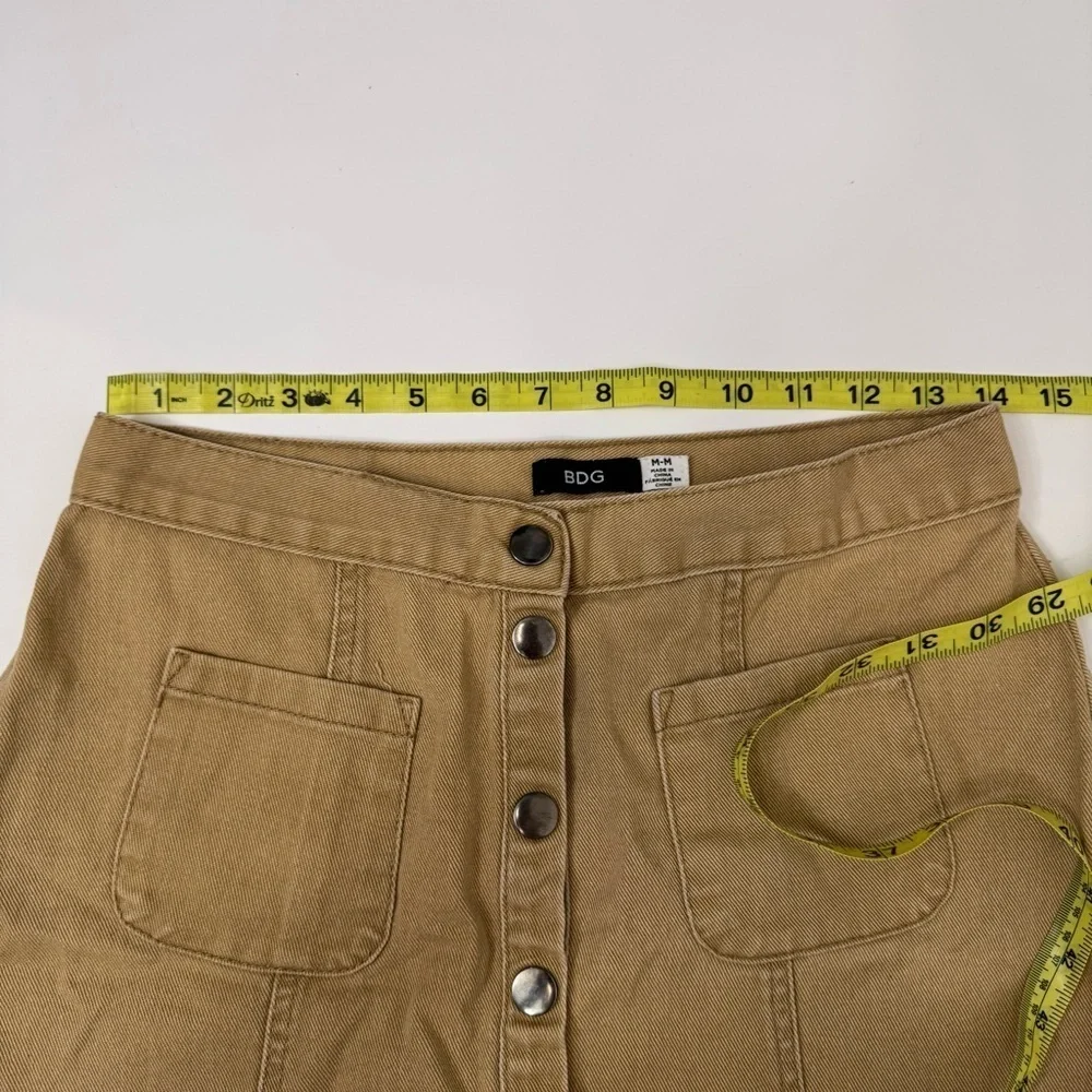 Urban Outfitters BDG Khaki Button-front Skirt Size Medium